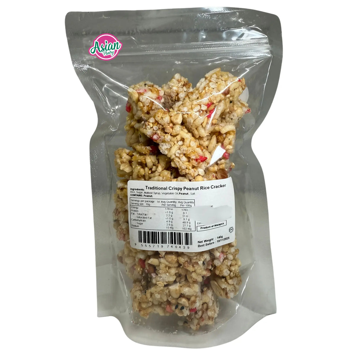 Yin Kwee Traditional Crispy Peanut Rice Cracker 140g