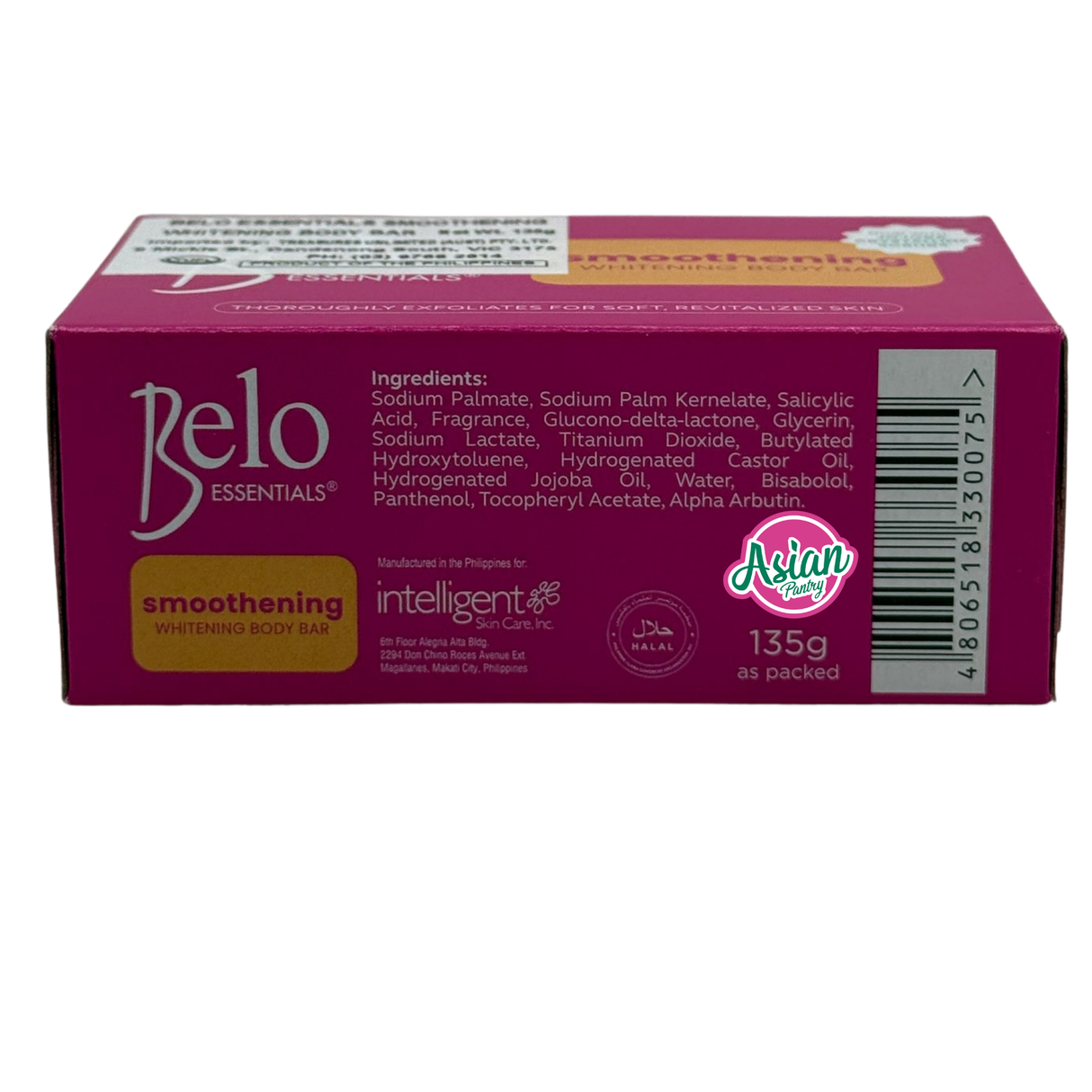 Belo Essentials Smoothening Whitening Body Bar (Pink) 135g
