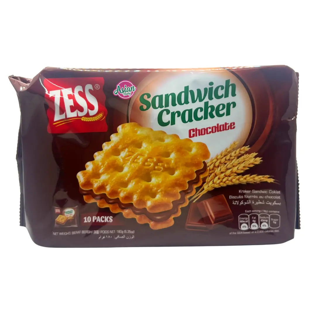 Zess Chocolate Sandwich Cracker 180g