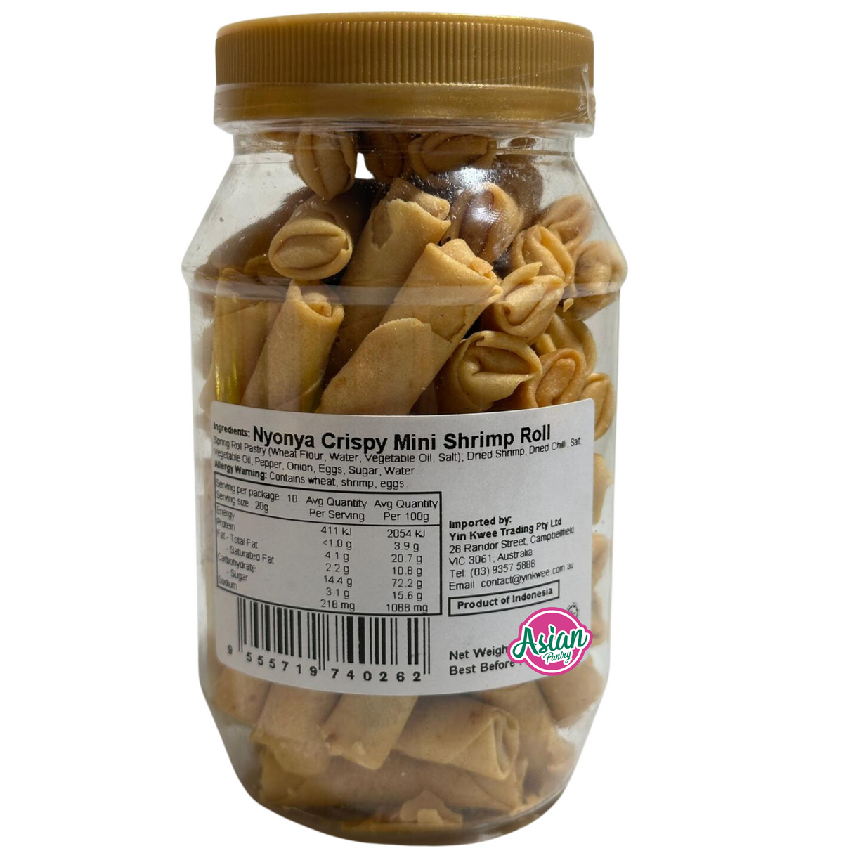 Nyonya Crispy Mini Shrimp Spring Roll  200g