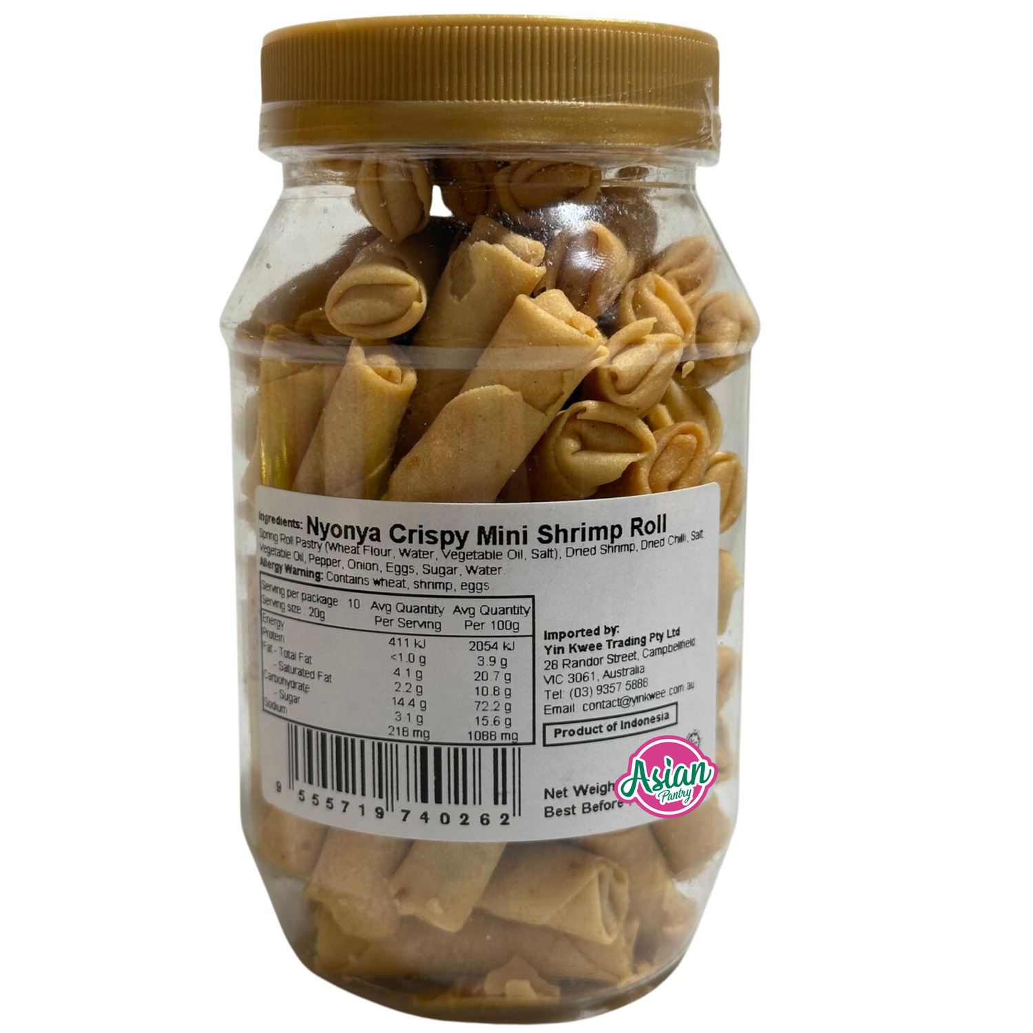 Nyonya Crispy Mini Shrimp Spring Roll  200g