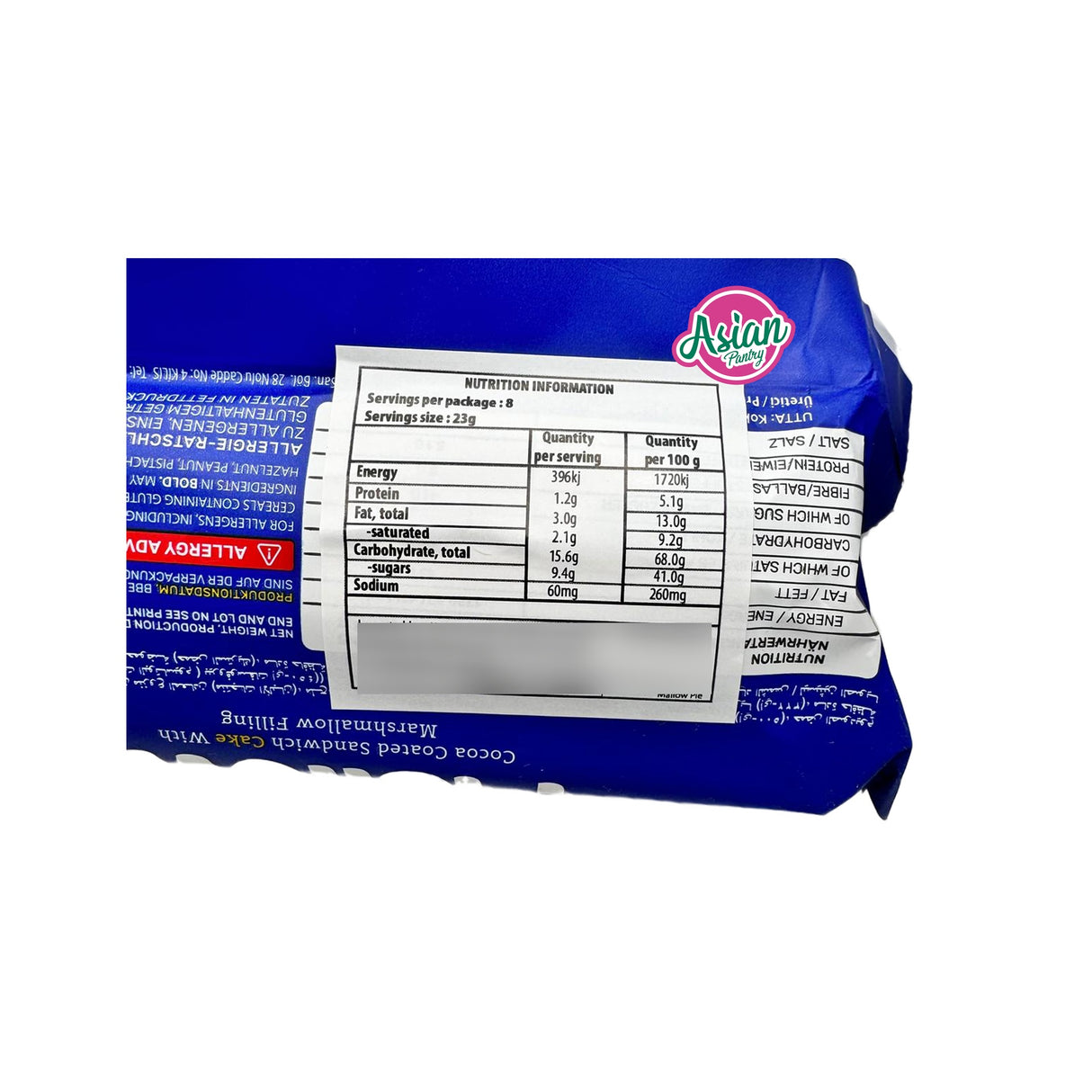 Beyoglu Pie Mallow Cocoae Coated Sandwich with Marshmallow Filling 184g