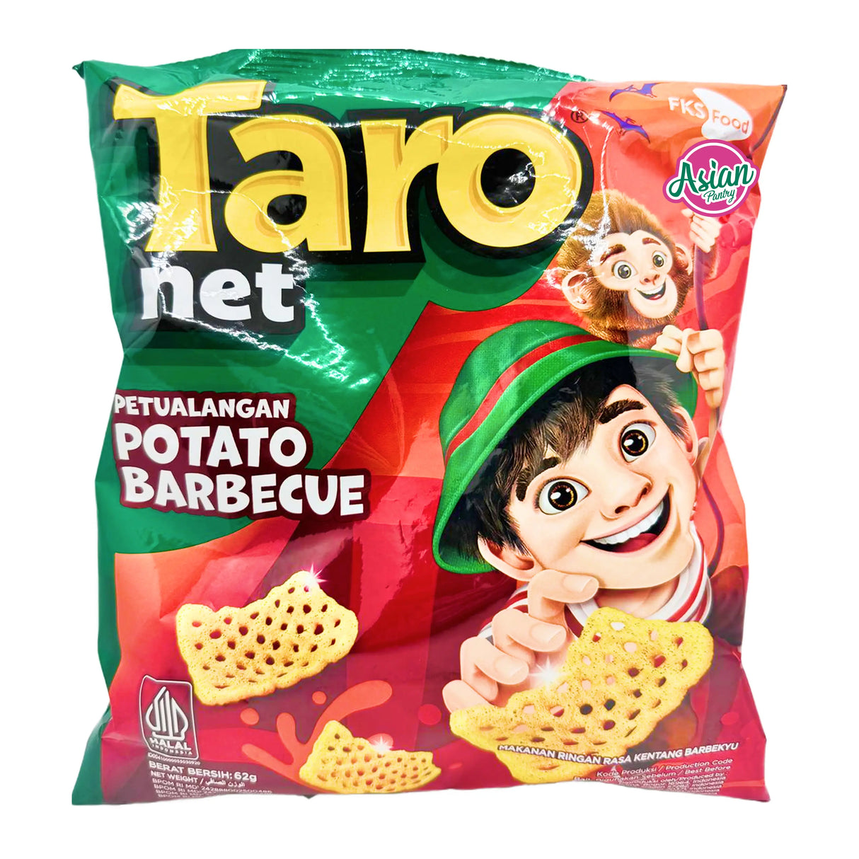 FKS Food Taro Net Potato Barbecue Snack 65g