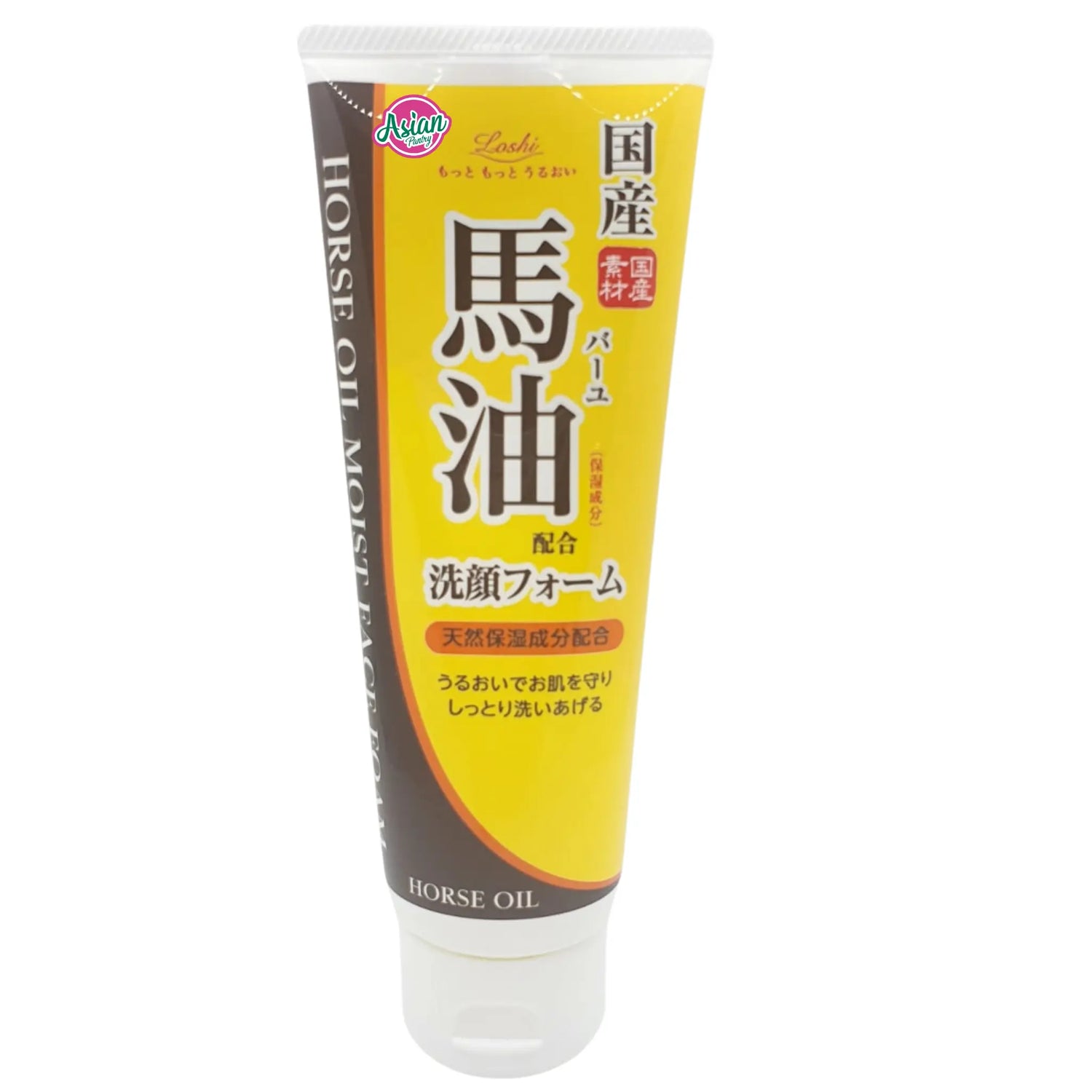 Cosmetex Roland Loshi Moist Aid Horse Oil Whipped Face Foam 130g
