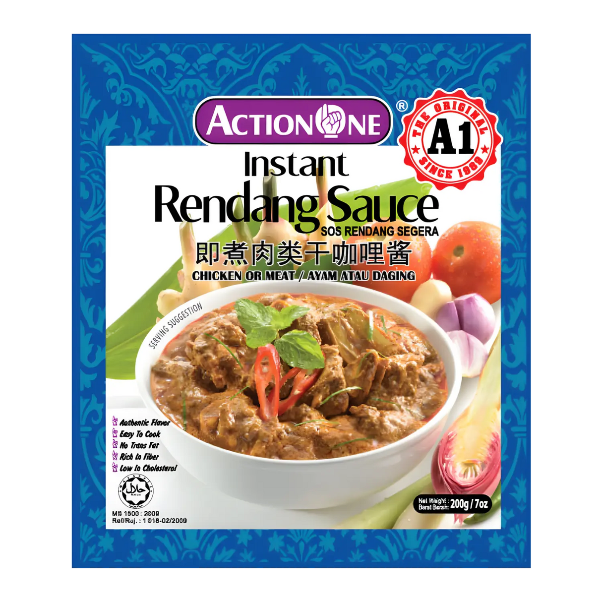 Action One Instant Rendang Sauce 200g