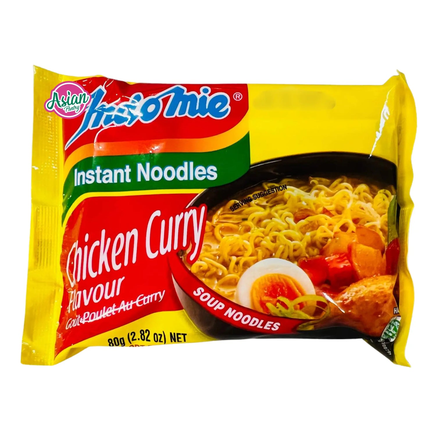 Indomie 方便面 咖喱鸡味 (汤) 出口产品 75g