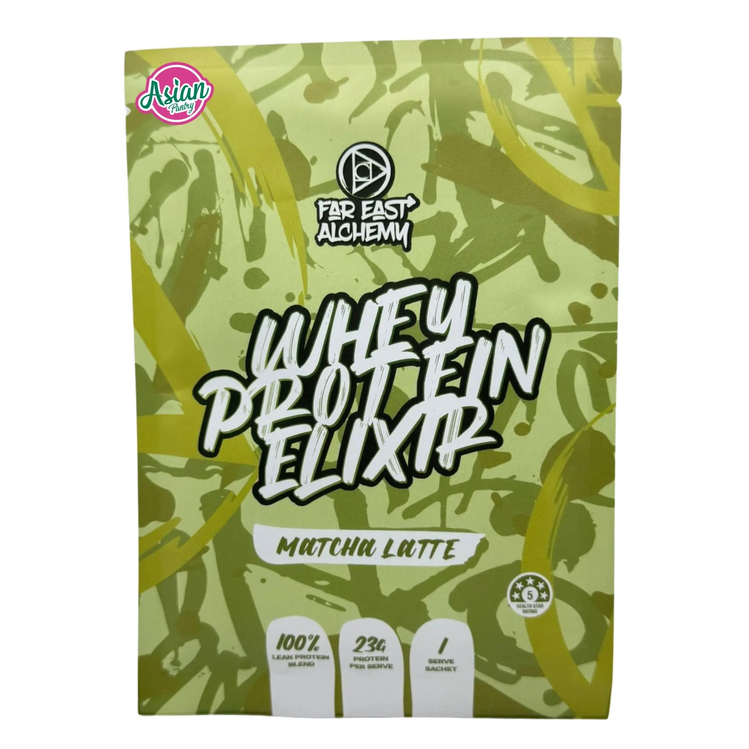Far East Alchemy Whey Protein Elixir Matcha Latte (Sajian Tunggal) 33g