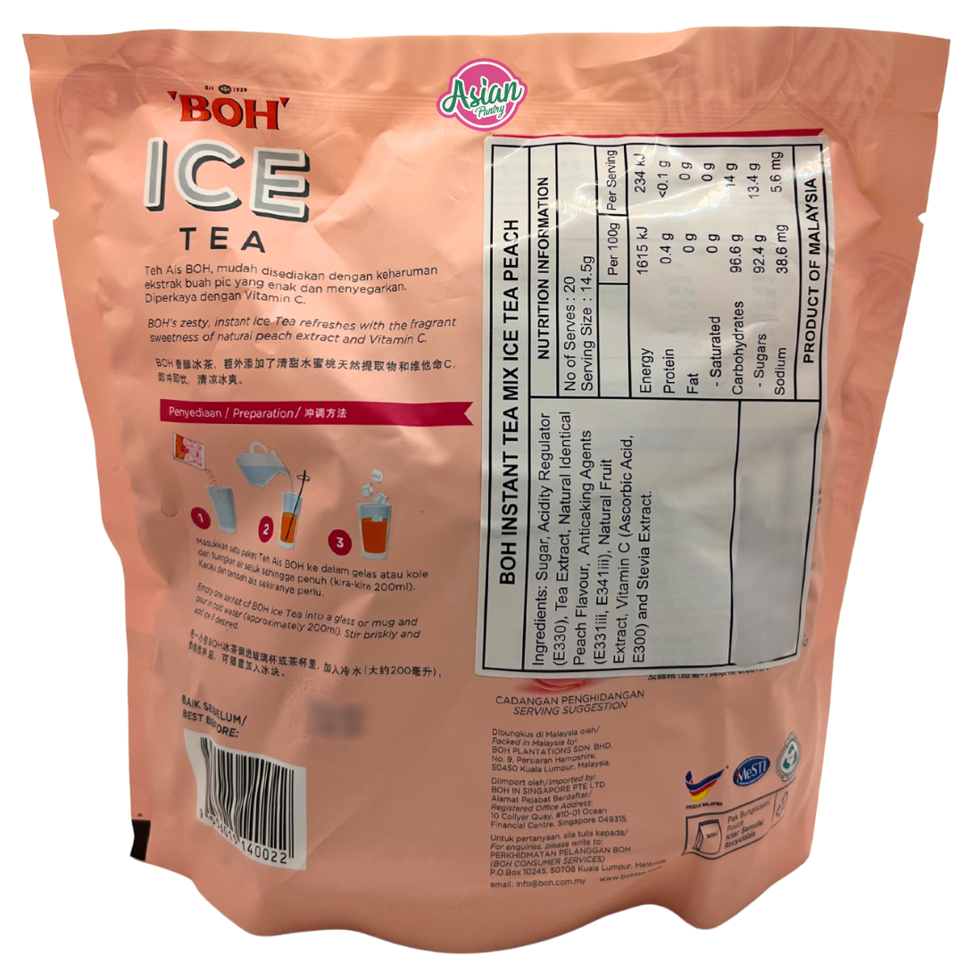 Boh Ice Tea - Peach 290g