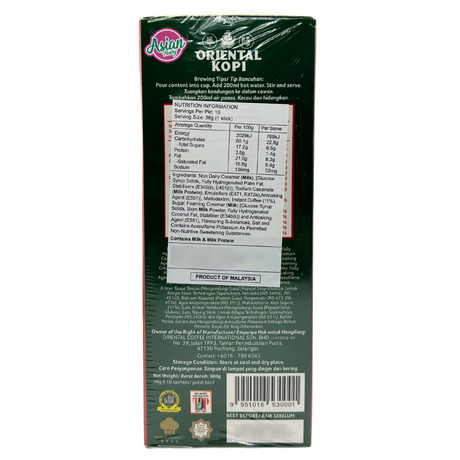 Oriental Kopi White Coffee Classic 380g
