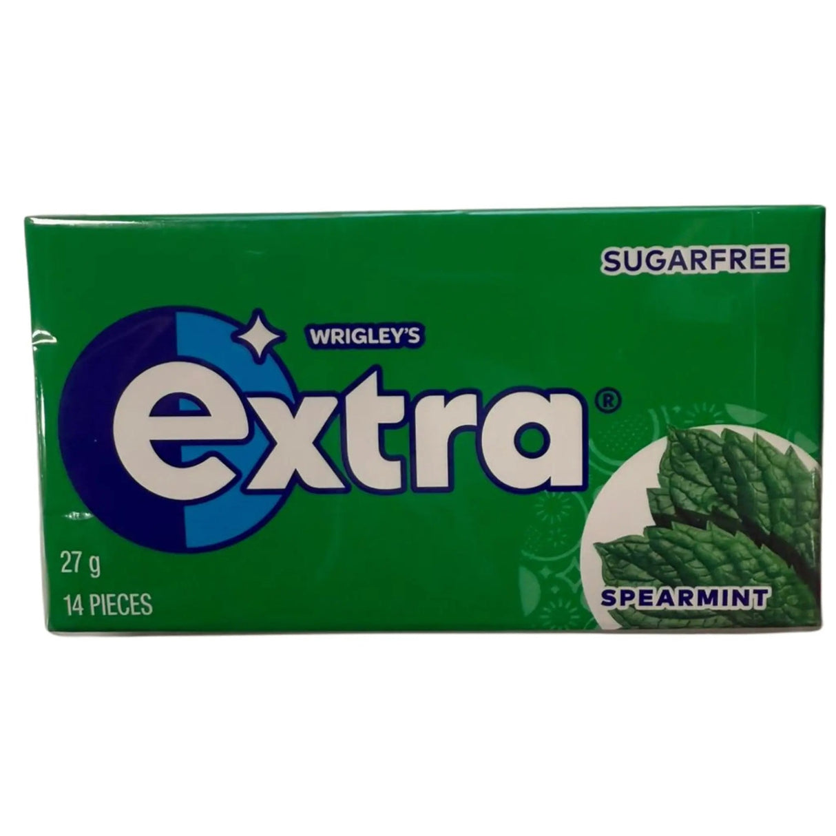 Wrigley's Extra Sugarfree Spearmint 14pcs 27g (BBD: 08/2025)