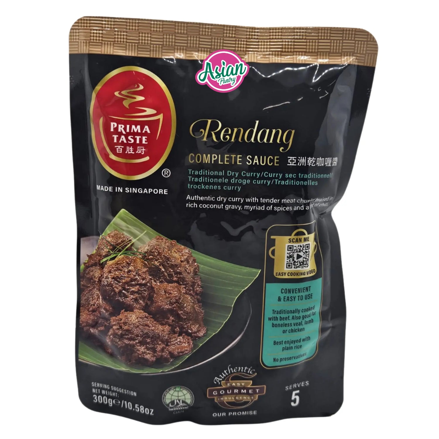 Prima Taste Rendang Sos Lengkap 300g