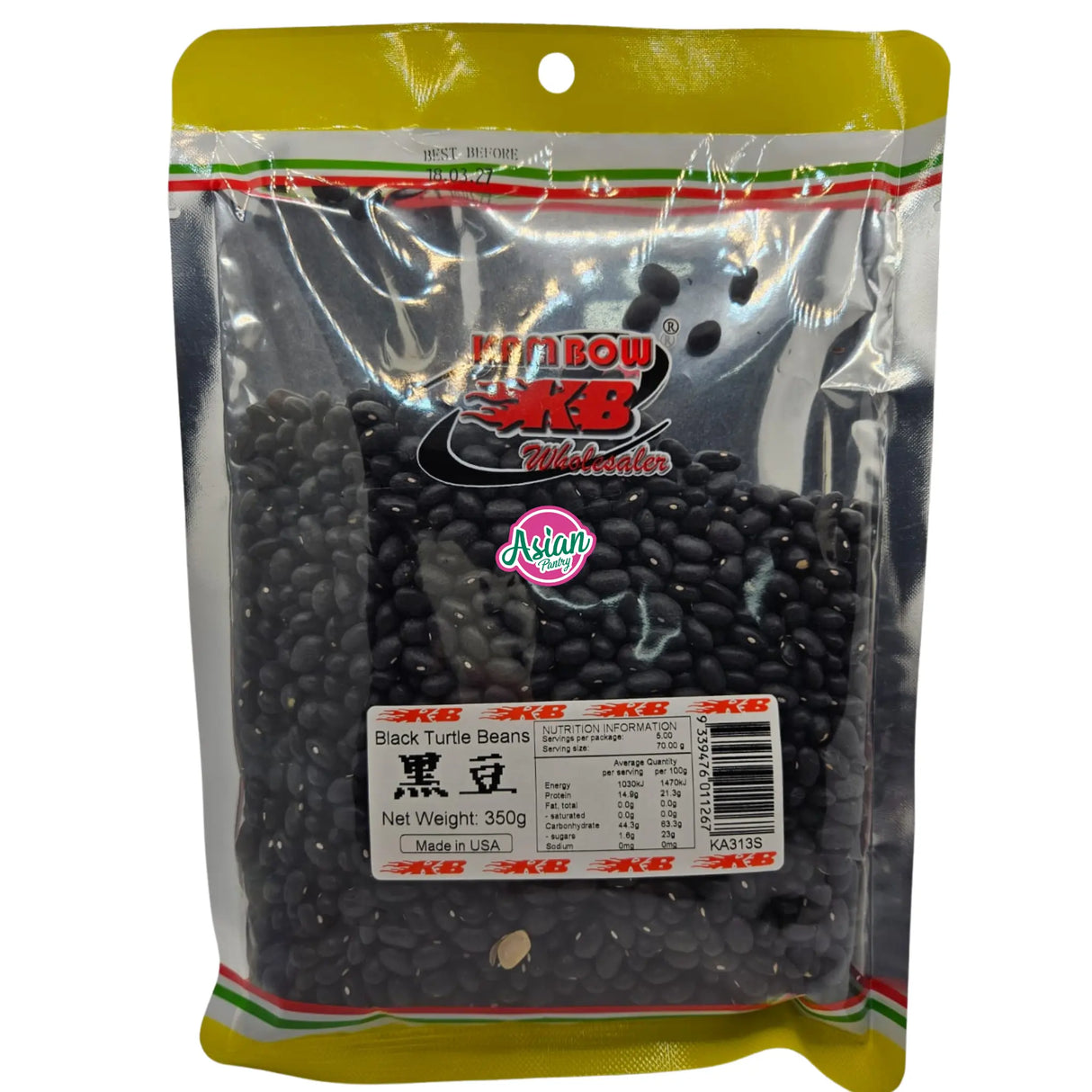 Kambow Black Turtle Bean 350g