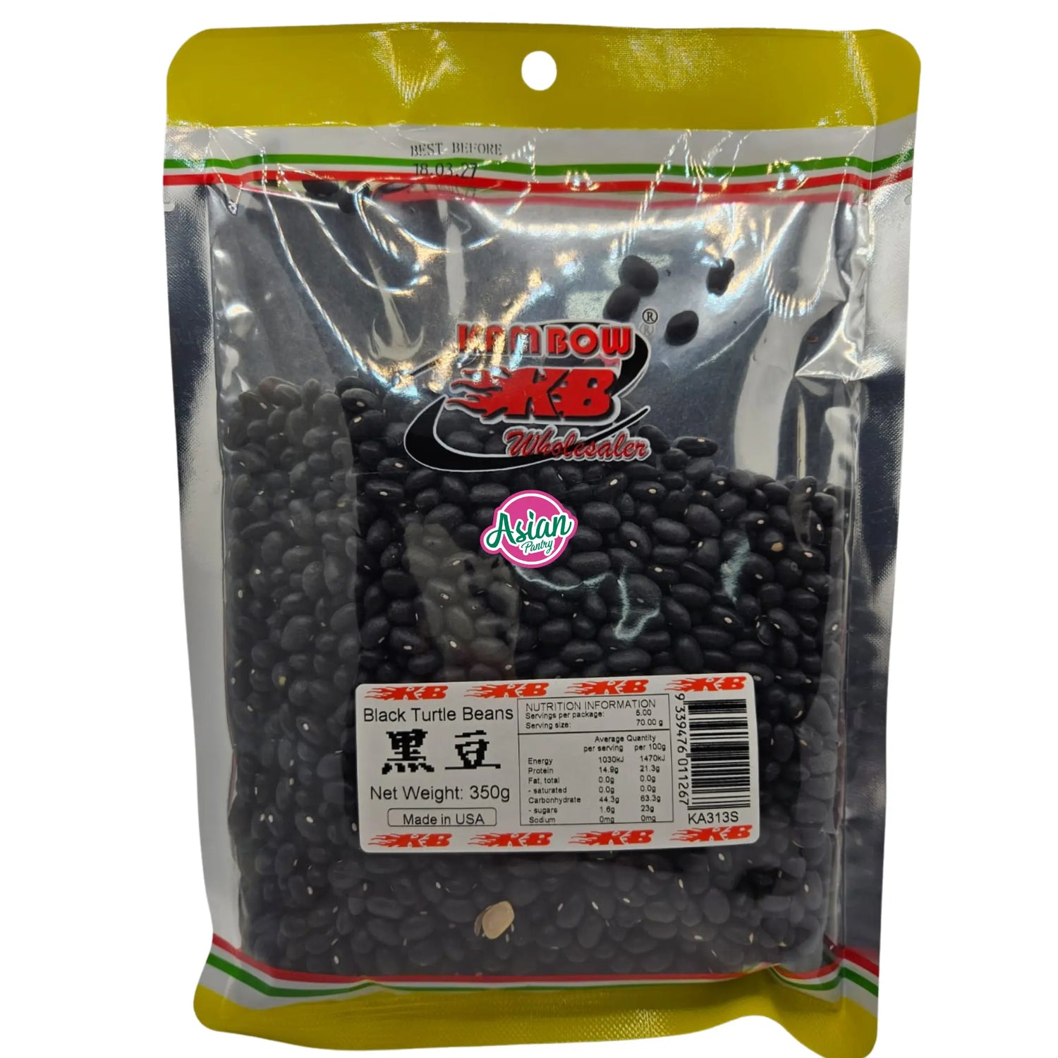 Kambow Black Turtle Bean 350g