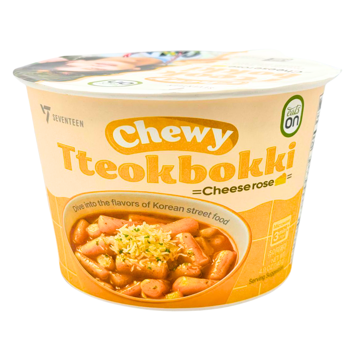 HY SEVENTEEN Chewy Tteokbokki Rose Cheese (Random Member) 140g