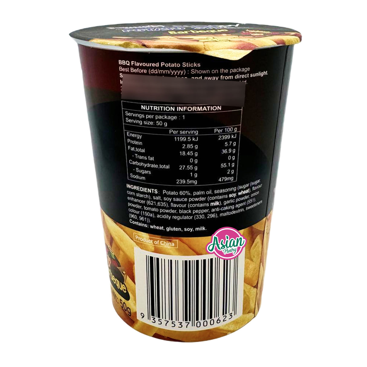 Twinkle Glory Snoopy Potato Snacks Barbeque Flavour 50g