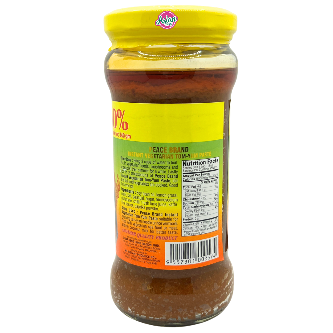 Peace Brand Vegetarian Tom Yam Paste 227g