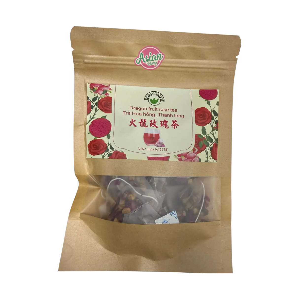 Nutrileaf Dragonfruit Rose Tea