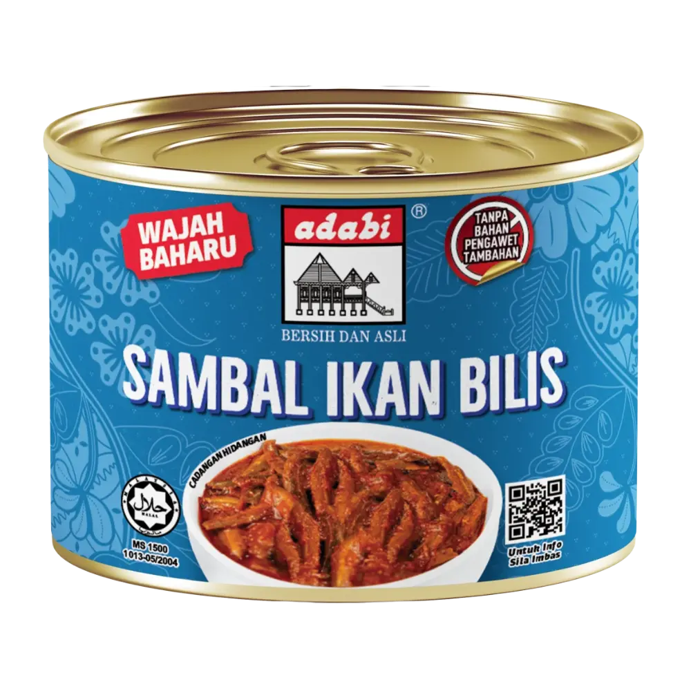 Adabi Sambal Ikan Bilis Spicy Anchovies 160g