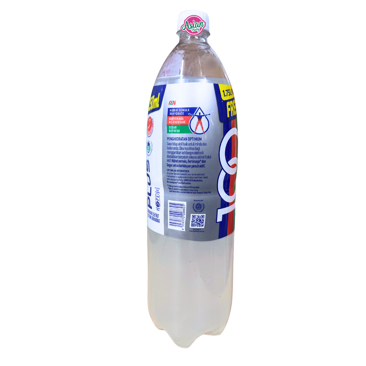 F&N 100 Plus Original 1.75L - Back