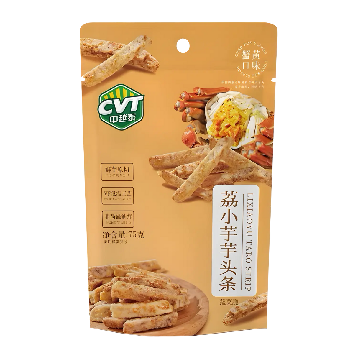Zhongyuetai Taro Strips Crab Roe Flavour 75g