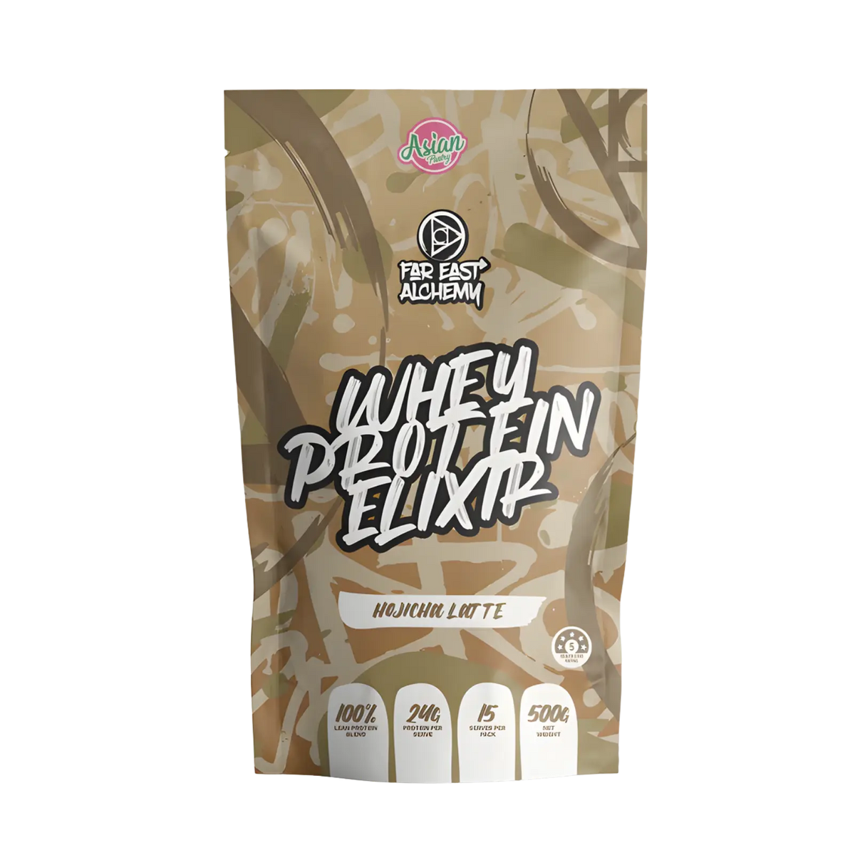 Far East Alchemy Whey Protein Elixir Hojicha Latte 500g