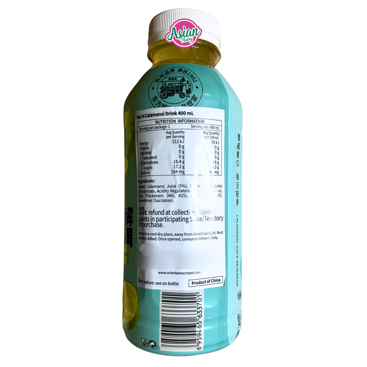 Yeo's Calamansi Drink 400ml