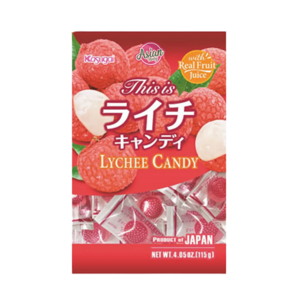 Kasugai Lychee Candy 115g
