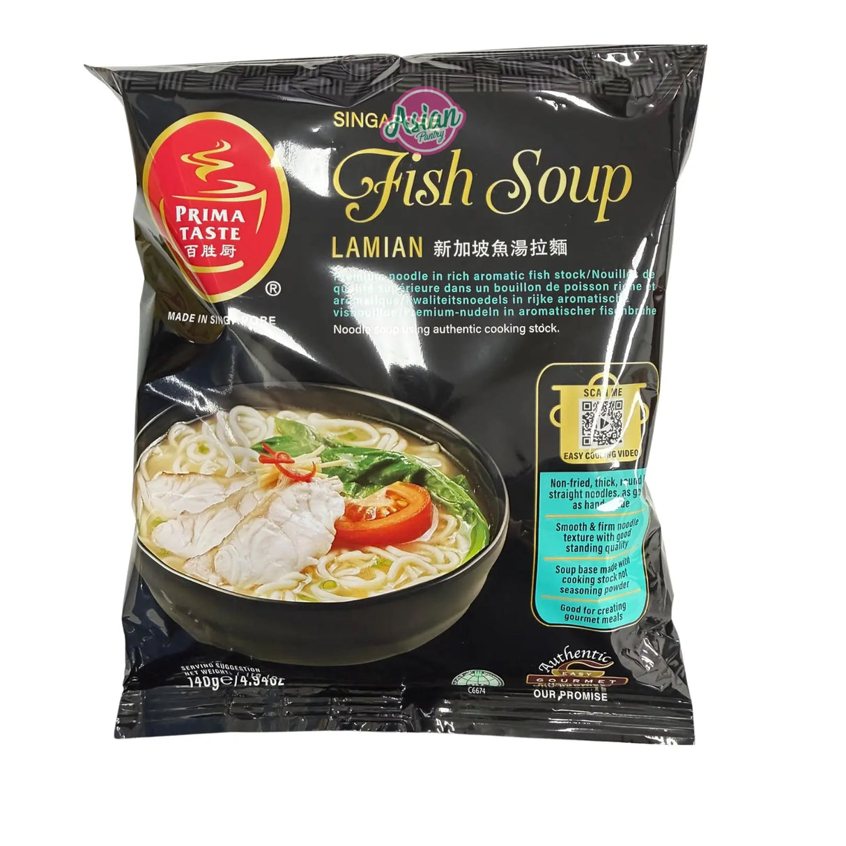 Prima Taste Fish Soup Lamian 140g