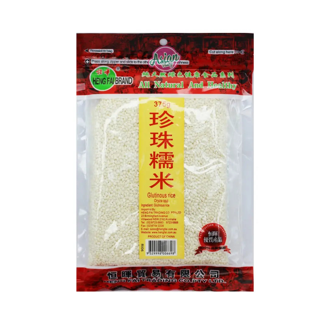 Heng Fai White Glutinous Rice 375g
