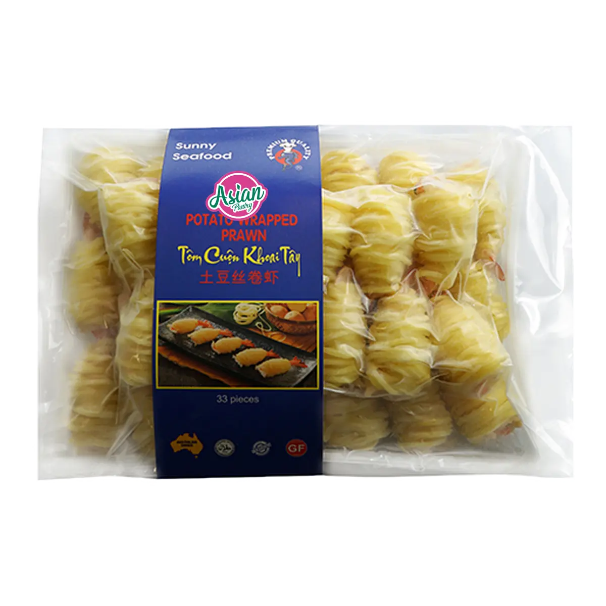 Sunny Seafood Frozen Potato Wrap Prawn 420g