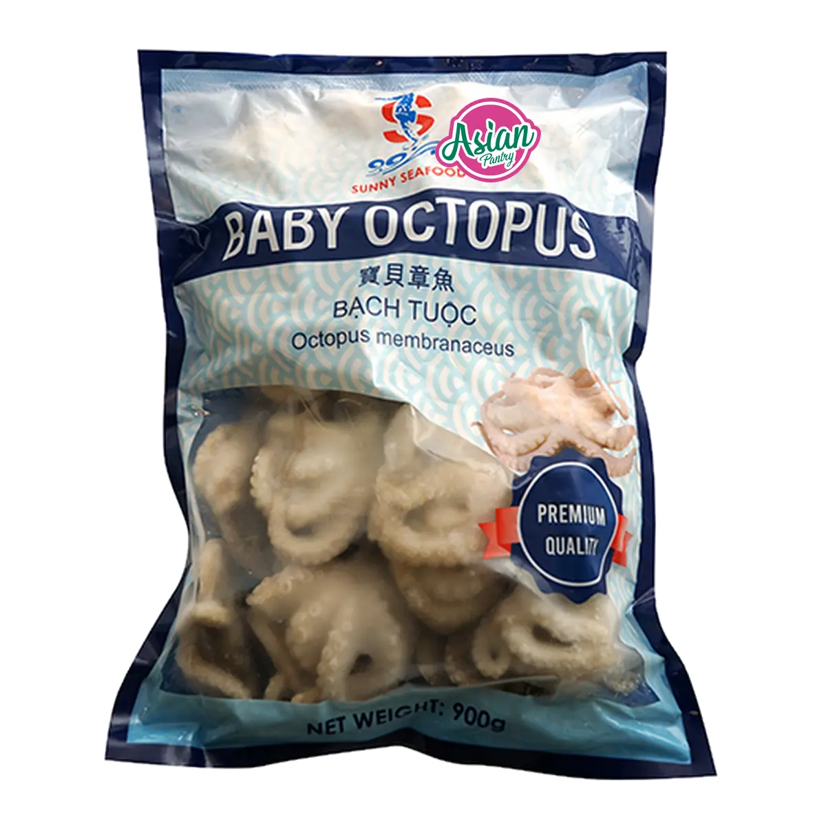 Sunny Seafood Frozen Baby Octopus 900g