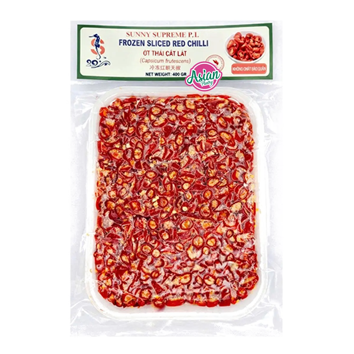 Sunny Seafood Frozen Slice Red Chilli 400g