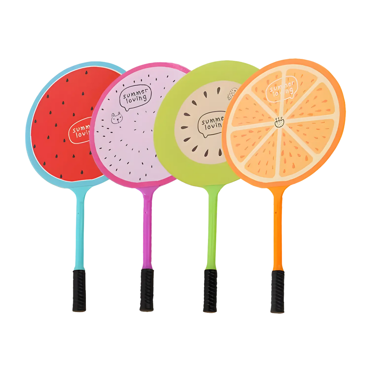 Asian Pantry Adorable Fruit Fan Shaped Ballpoint Pens 0.5mm Blue Pens