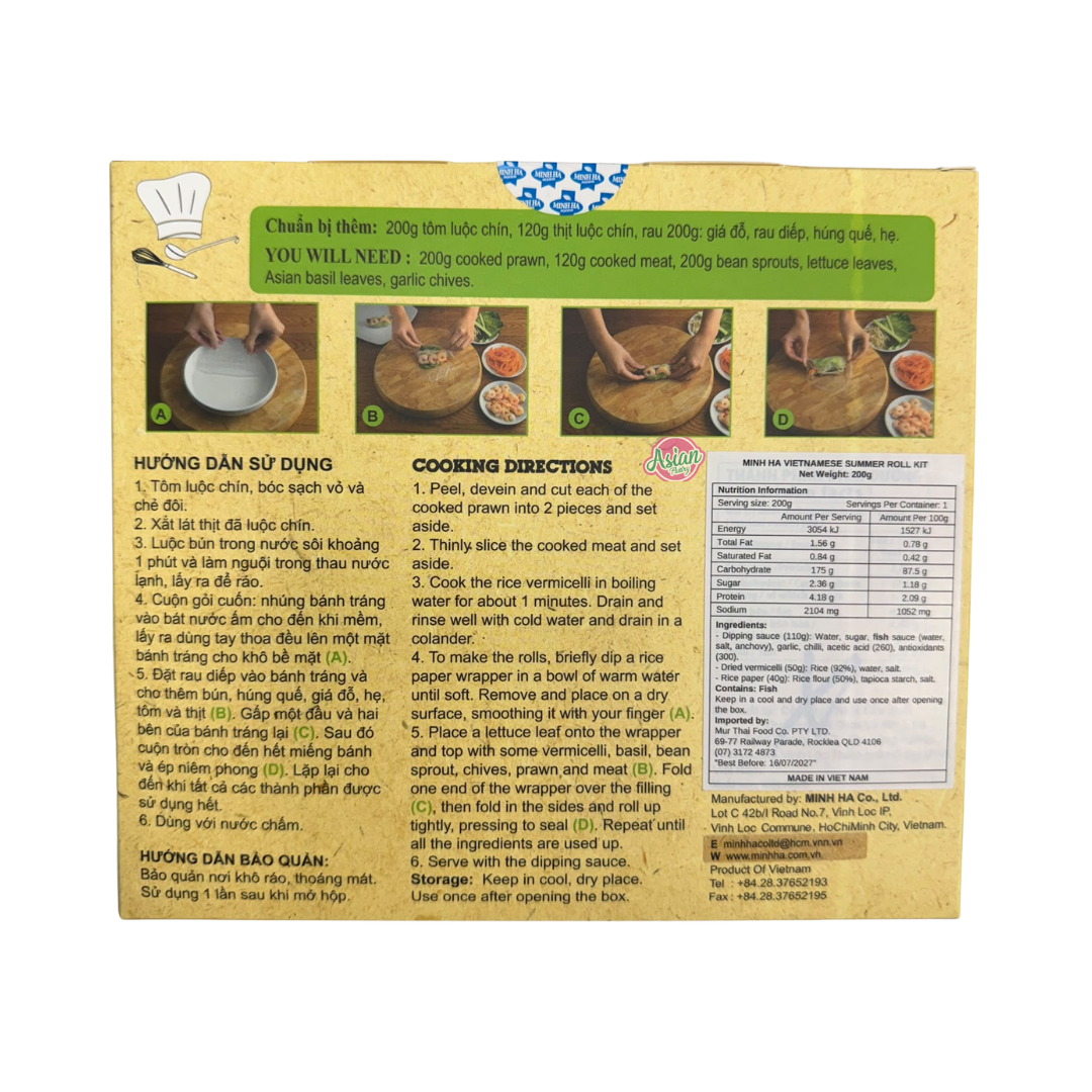 Minh Ha Vietnamese Summer Roll Kit - Goi Guon 200g