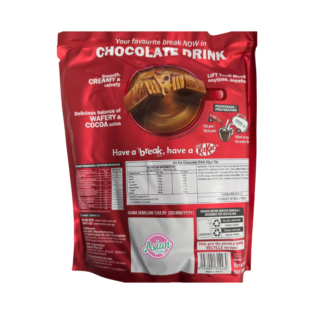 Nestle KitKat Chocolate Drink Powder 32g x 10sticks