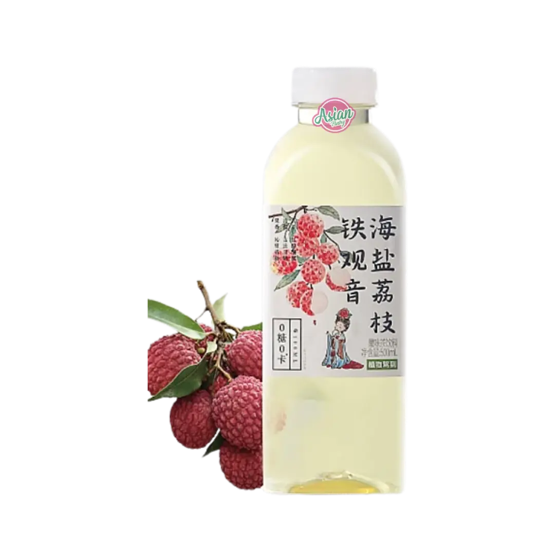 Zhiwu Jiadao Sea Salt Lychee Tieguanyin Sugar-Free Tea 500ml