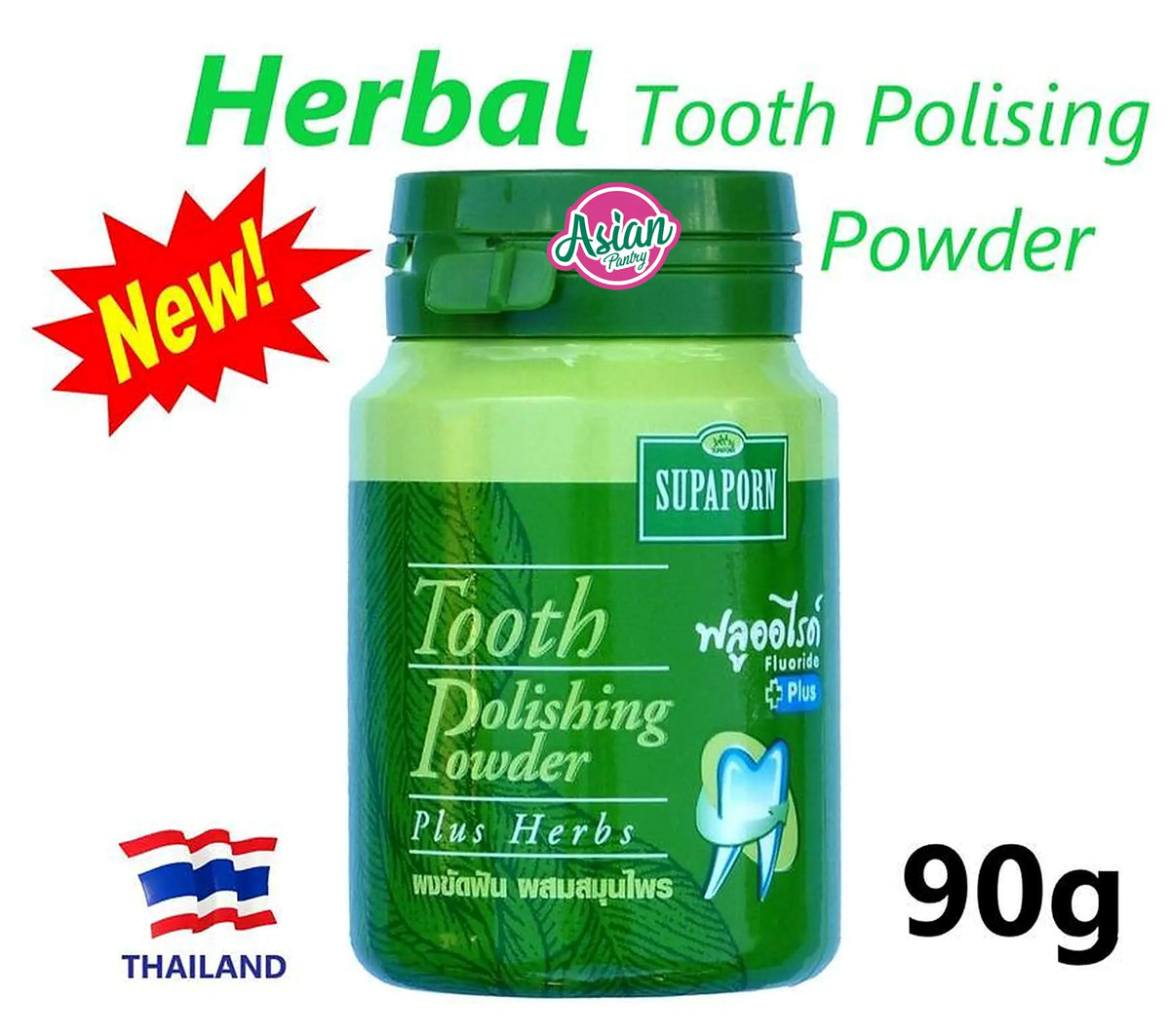 Supaporn Original Herbal Tooth Polishing Powder 90g