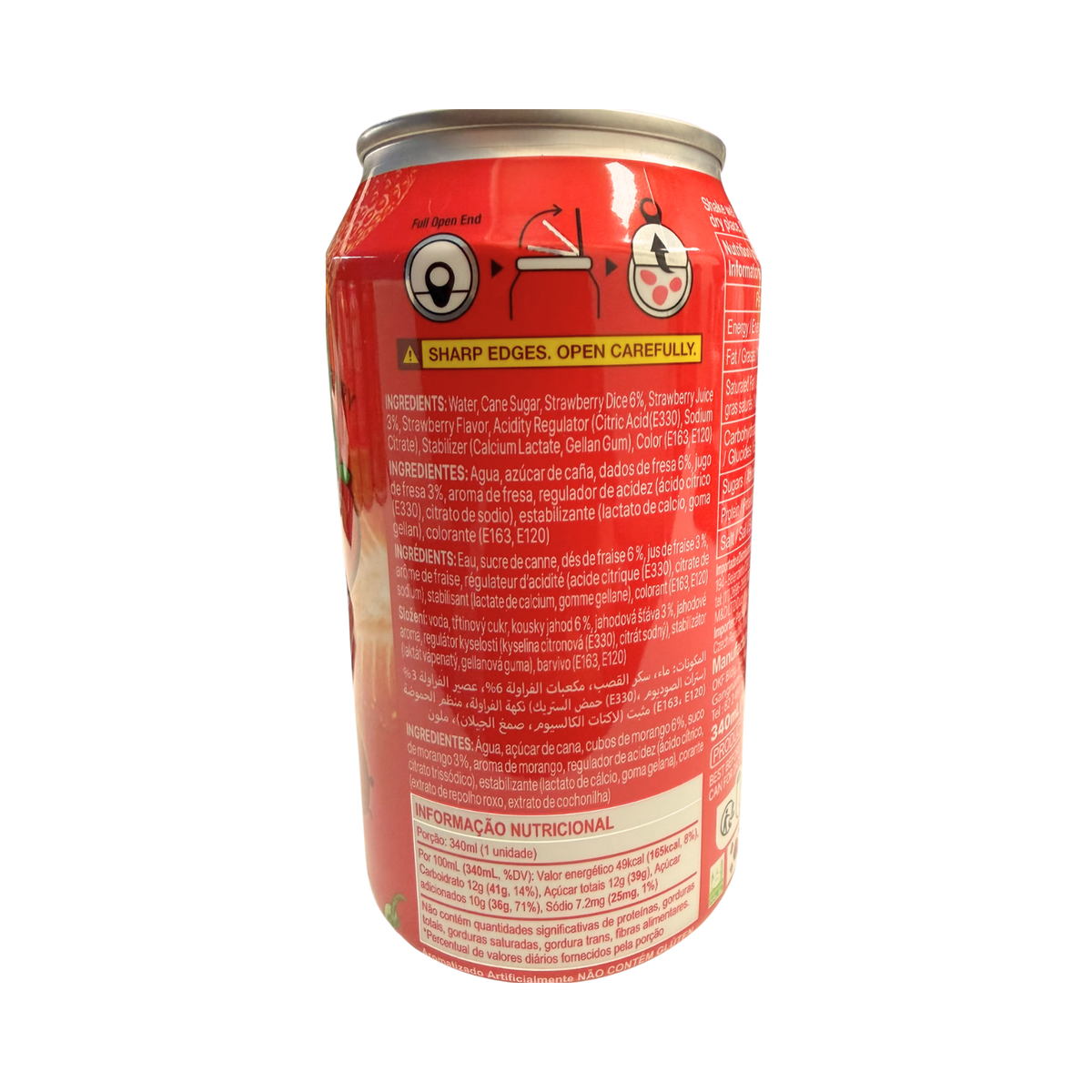 OKF Big Ball Strawberry Drink 340ml