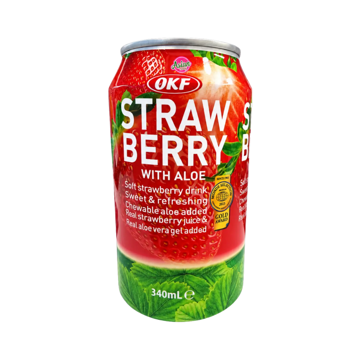 OKF Strawberry Drink with Aloe Vera 340ml