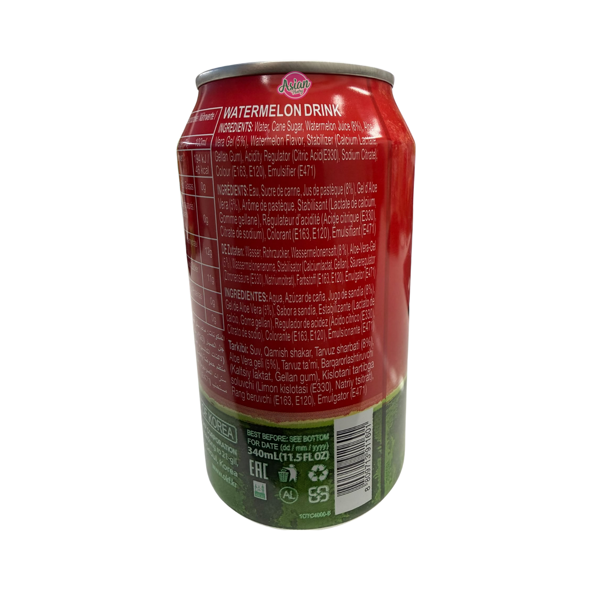 OKF Watermelon Drink with Aloe Vera 340ml