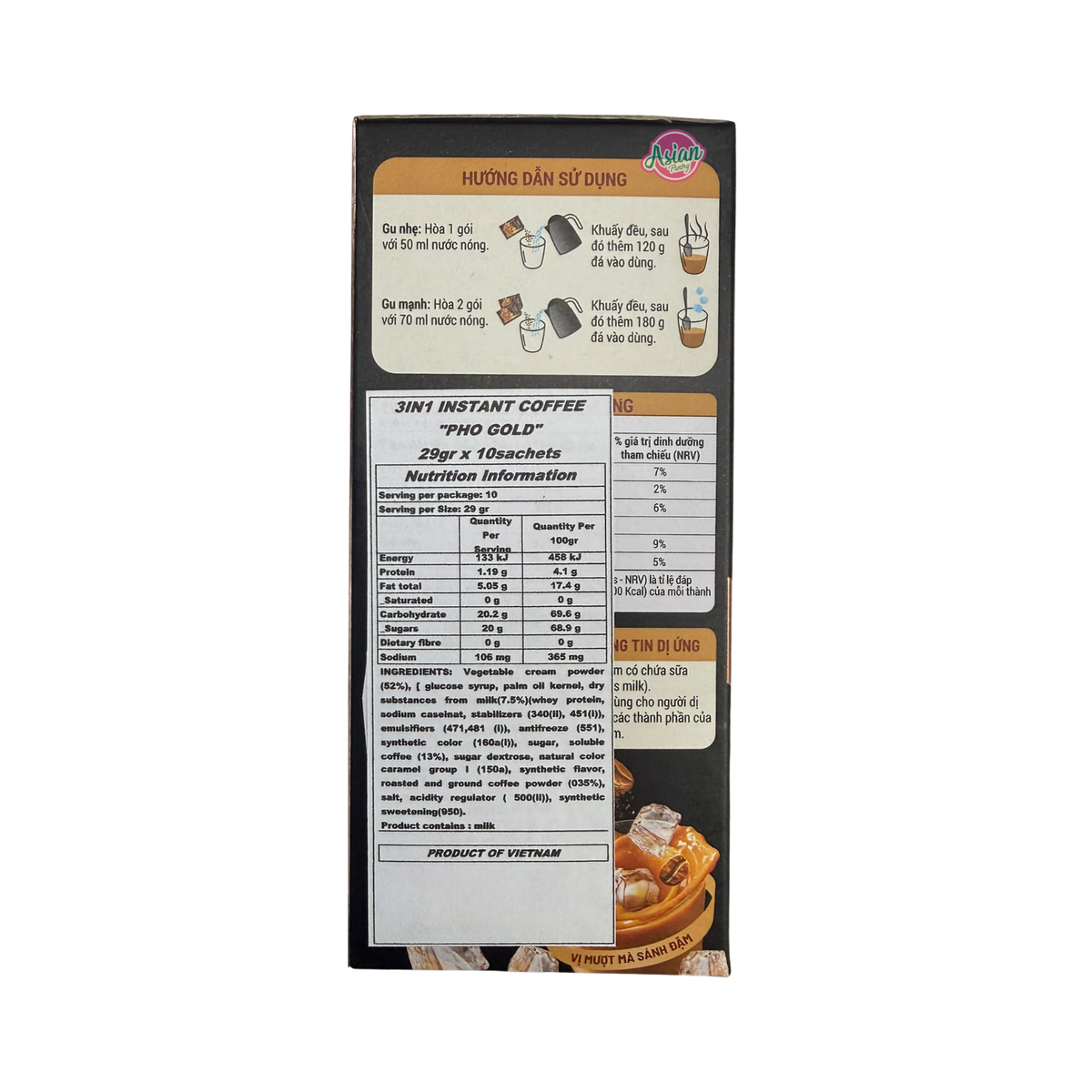 MacCoffee Cafe Pho Gold 3in1 290g
