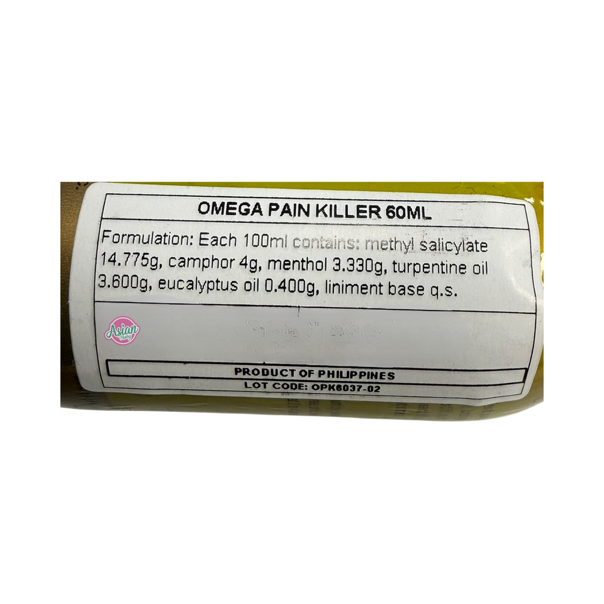 Omega Pain Killer Liniment 60ml