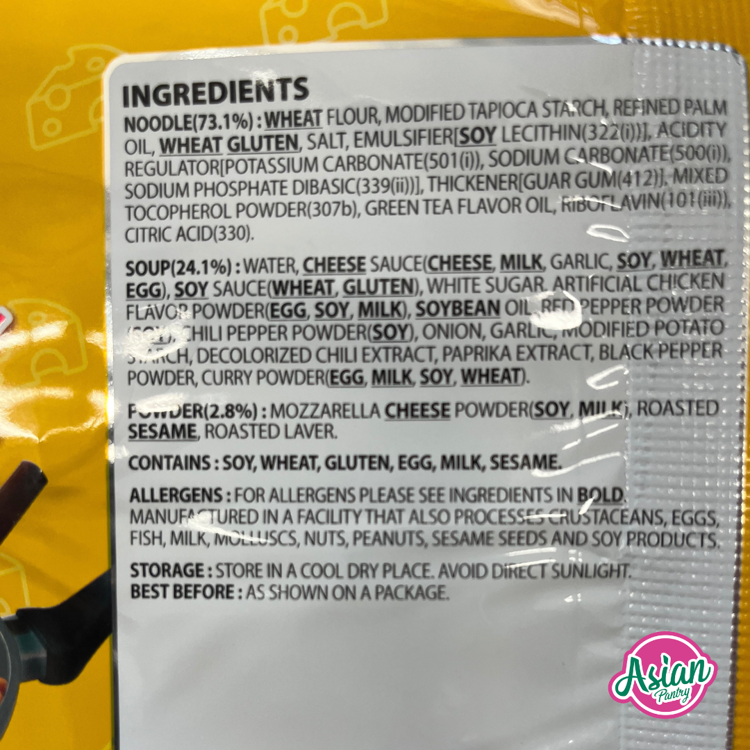 Samyang Buldak Cheese Hot Chicken Flavour Ramen 140g