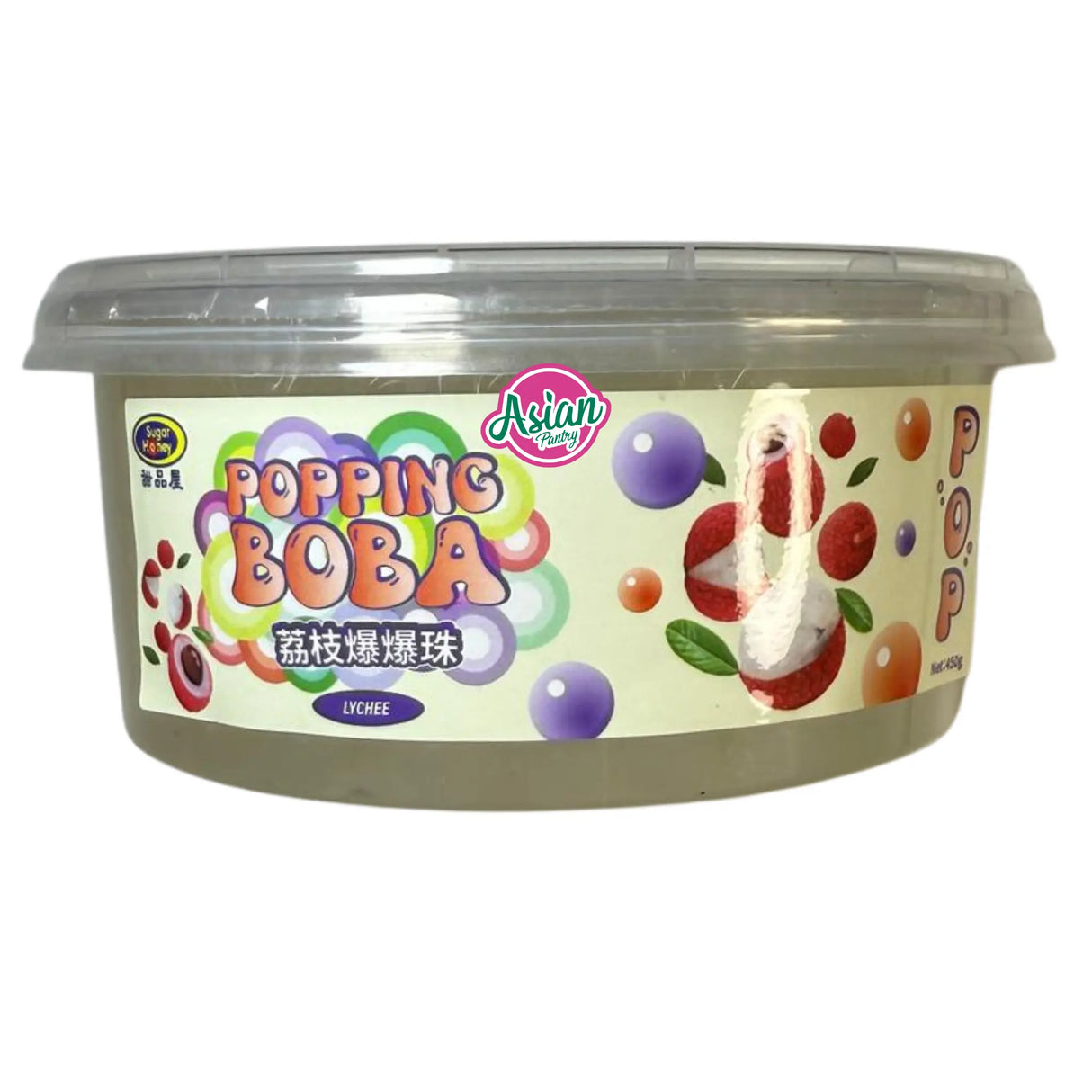 Sugar Honey Popping Boba Lychee 450g