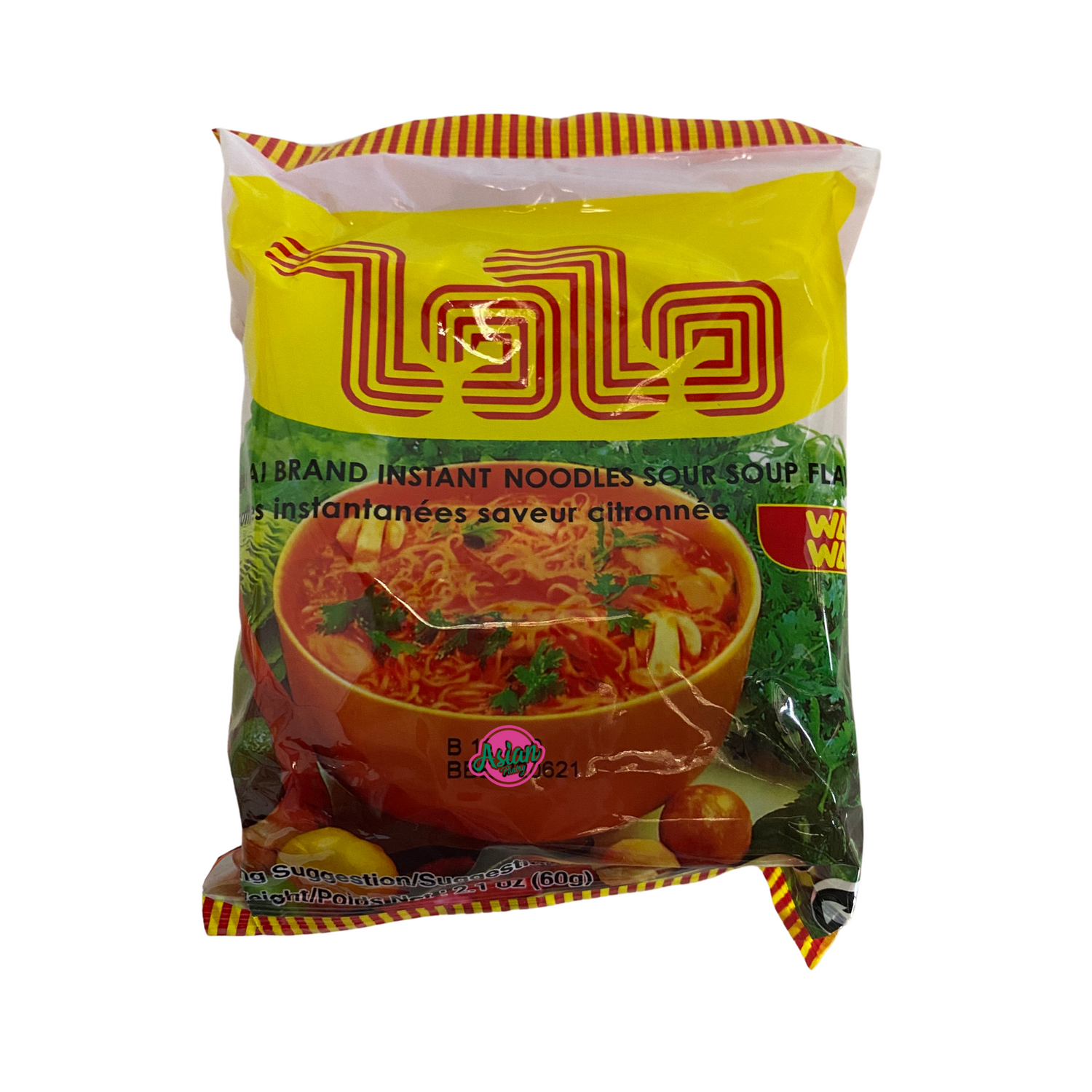 Wai Wai Instant Noodle Sour Soup Flavour 60g