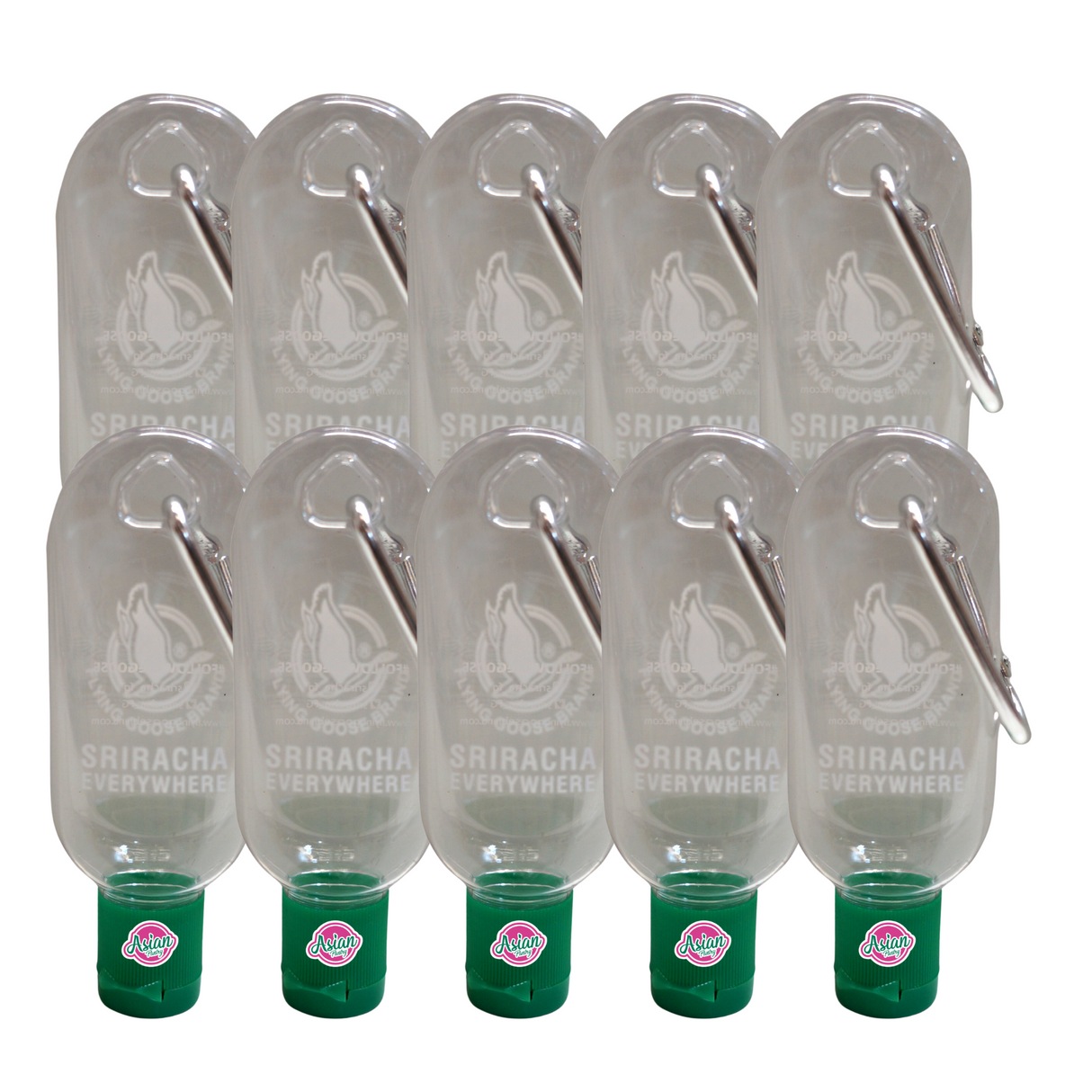 Flying Goose Sriracha Everywhere Refillable Key Ring