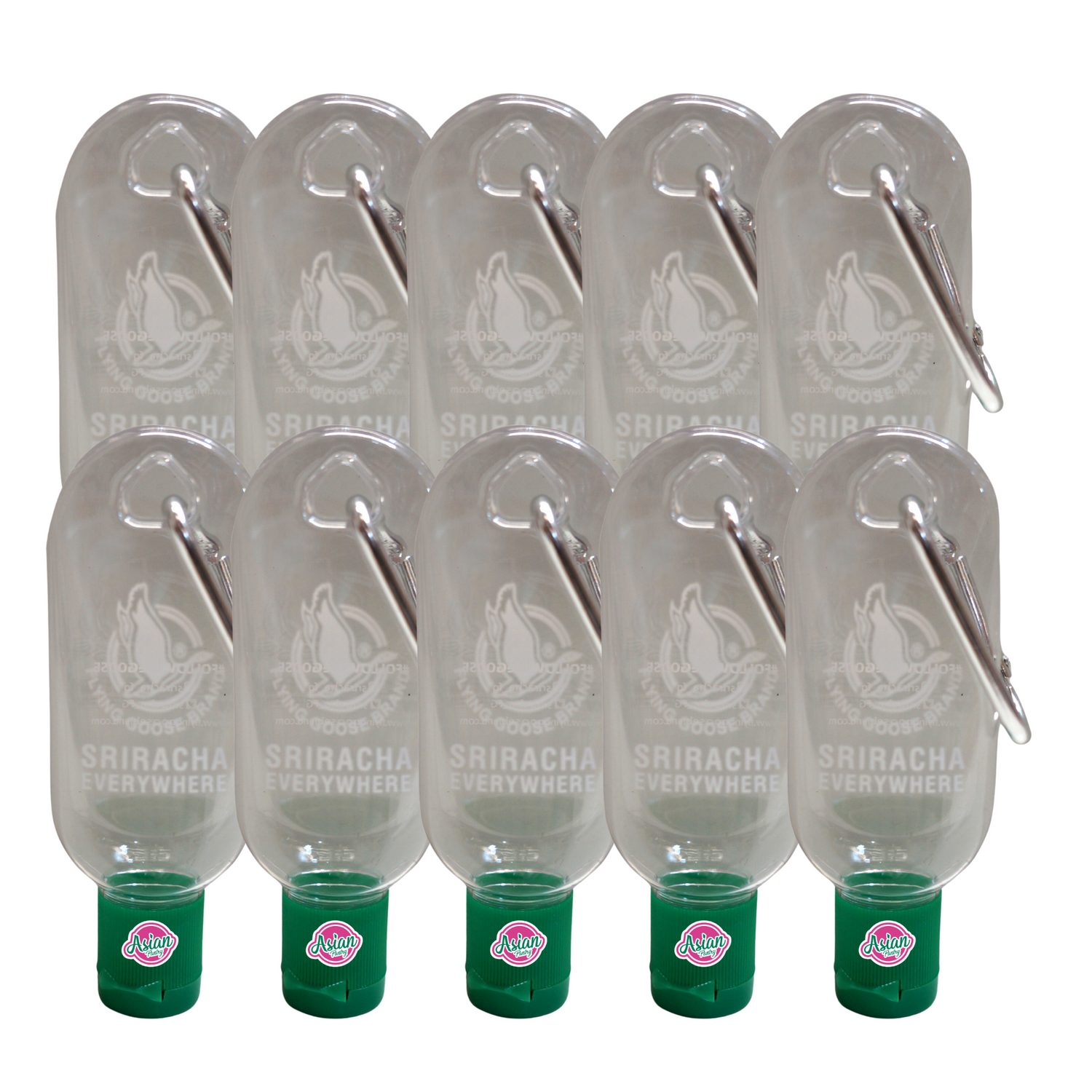Flying Goose Sriracha Everywhere Refillable Key Ring
