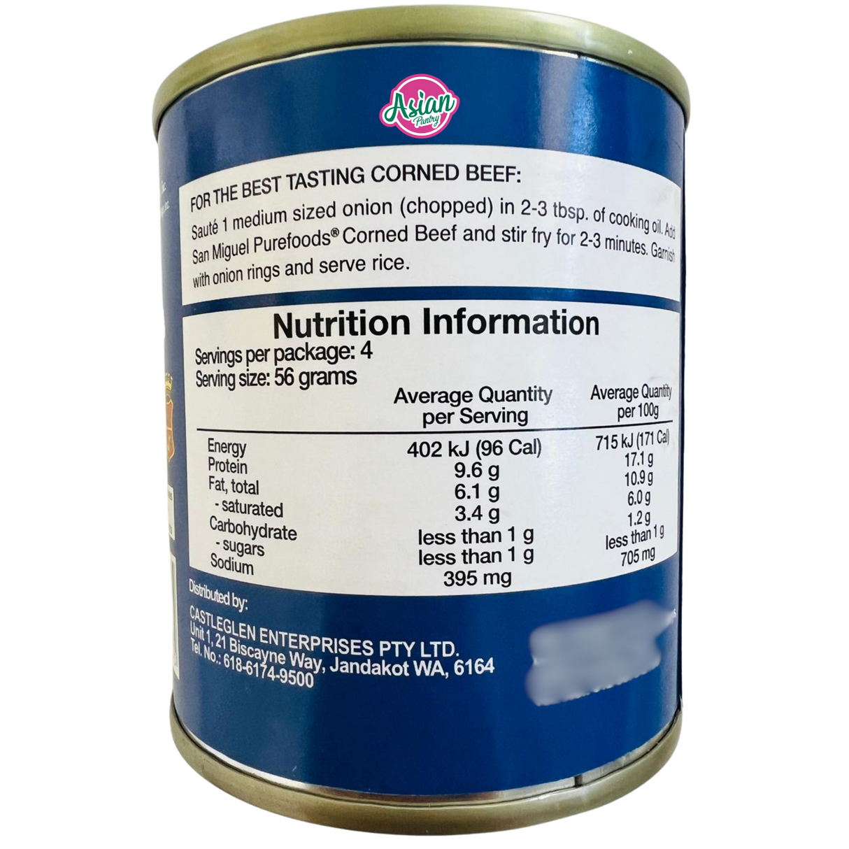 Makanan Tulen Daging Korned 210g