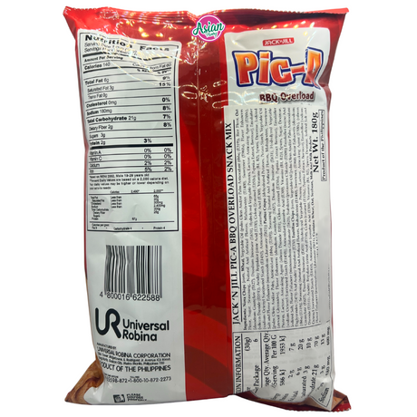 Jack&Jill Pic-A BBQ Overload Snack Mix 180g