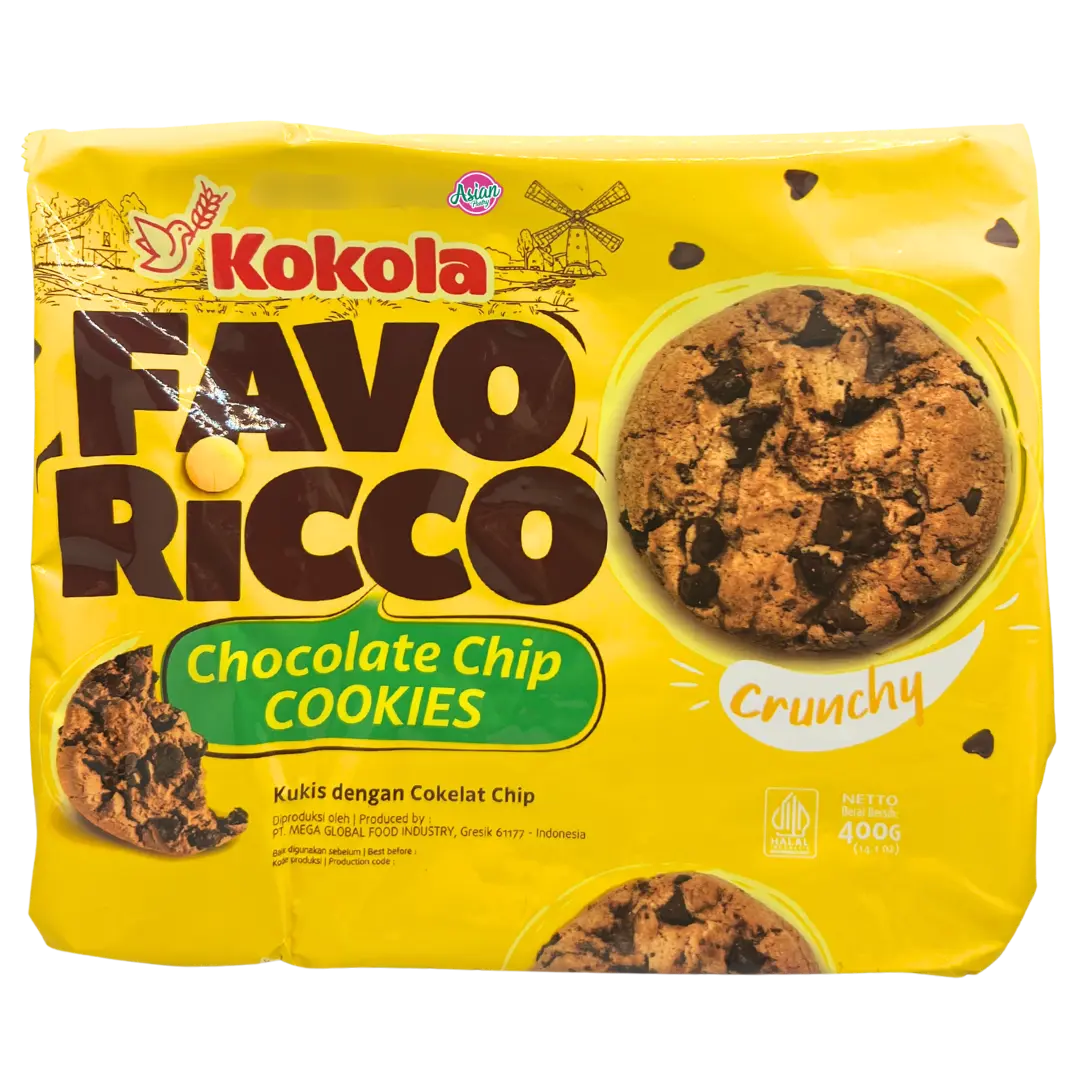Kokola Favo Ricco Chocolate Chip Cookies 400g